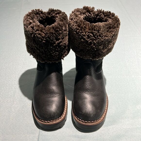 Blondo Shearling Lined Fisherman Core Boots Size 6.5 B36 - Picture 5 of 10